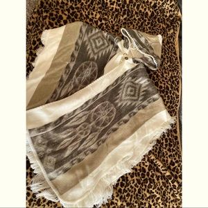 Handmade Wool Poncho with hood